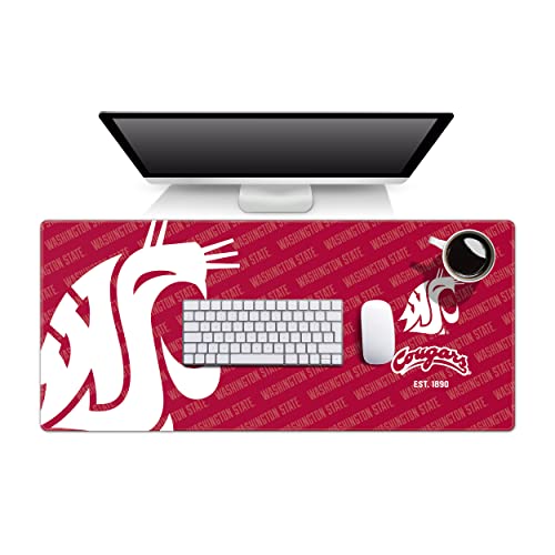 Image of YouTheFan NCAA Washington State Cougars Logo Series Desk Pad