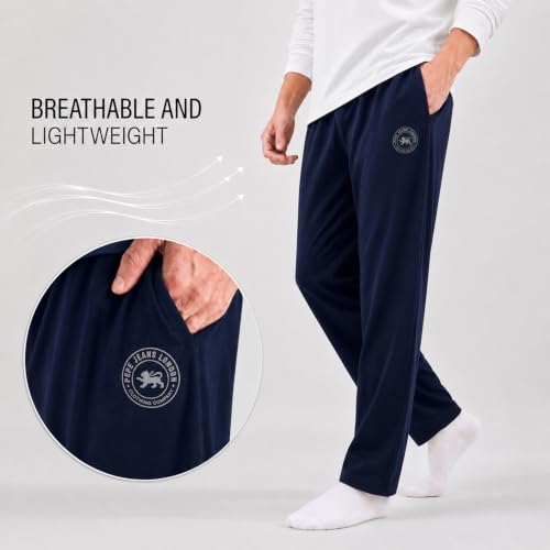 Image of Pepe Jeans Cotton Rich Solid Trackpant, Lounge Pant, Sportswear for Men - L (Pack of 2)