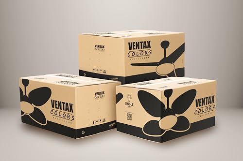 Ventilador Teto Turbo 3 Pás Madeira Winds Bronze Ventax 220V