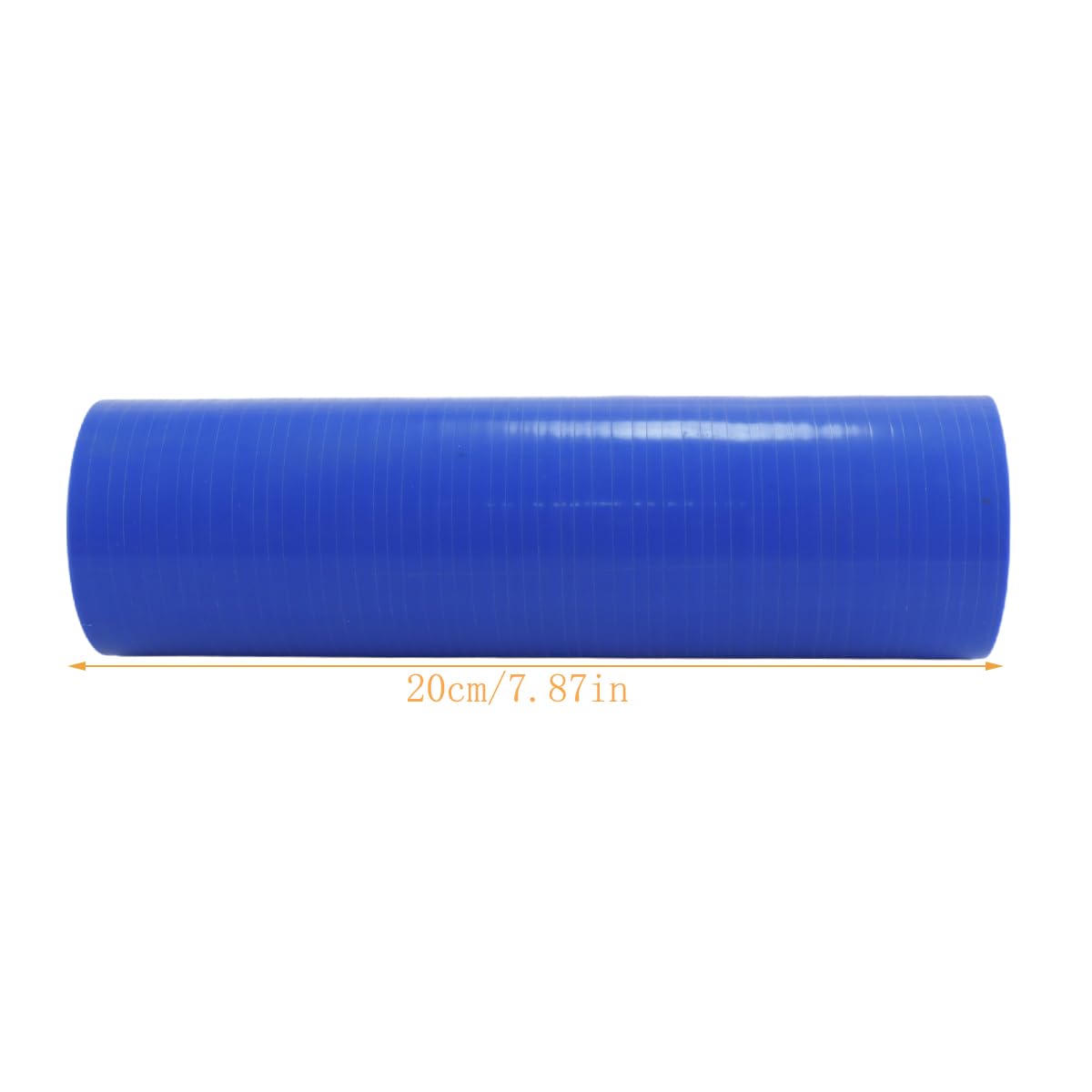 Tubo flessibile di raccordo dritto in silicone blu da 50 mm di diametro interno, lunghezza 200 mm, rinforzato a 4 strati, spessore 5 mm, universale per tubo turbo intercooler