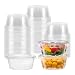 TashiBox 100 Sets 3.25 oz Disposable Plastic Portion Cups With Lids, Snack Cups