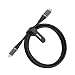 Produktbild OtterBox USB C-Lightning USB PD 1M Robustes, geflochtenes Schnelllade-Kabel, Performance Plus Serie, Schwarz