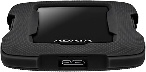 Miniatura 4 de ADATA HD330 2TB USB 3.1 Disco duro externo extra delgado resistente a los golpes Negro (AHD330-2TU31-CBK)