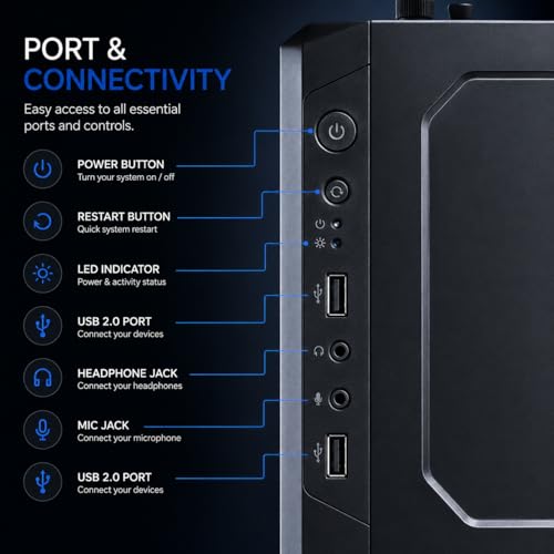 Image of lavya Core i5 Desktop Computer Pc CPU |Core i5-4590 (3.70 GHz) 16GB RAM | 256 GB SSD | 5G WiFi | HDMI, VGA, Ethernet | USB 3.0 | Windows 11 Pro & Office 21 Installed | 2 Year Warranty
