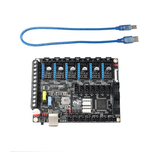 S6 V2.0 - Placa de control de 32 bits MX, compatible con 6 controladores TMC, sin necesidad de cable Uart/SPI para impresora 3D CNC dispositivo