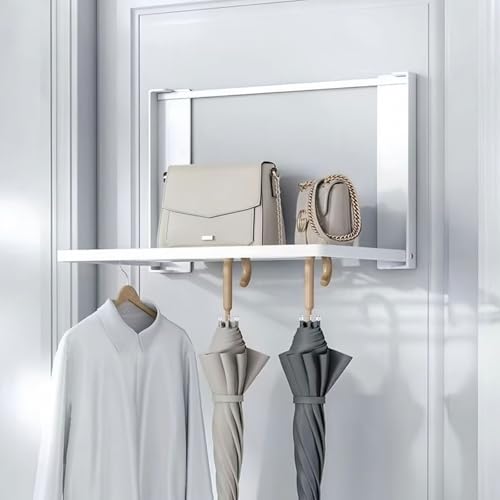 Porte-serviettes de salle de bain pliable gain de place à fixation rapide - 6