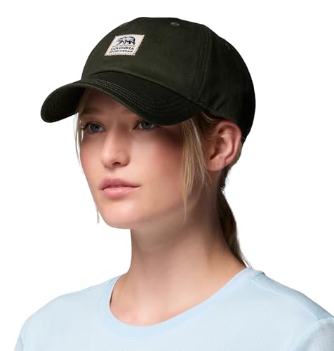 Image of Columbia Unisex Provisions Ball Cap, Lemon Wash /Mountain Landscape