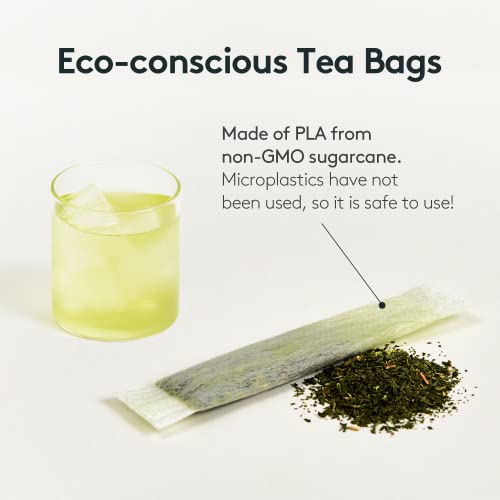 Osulloc Cold Green Tea, Stick-Type In Pouch Package, Premium Organic Pure Tea From Jeju, 20 Count, 1.41 Oz, 40G #TOP4