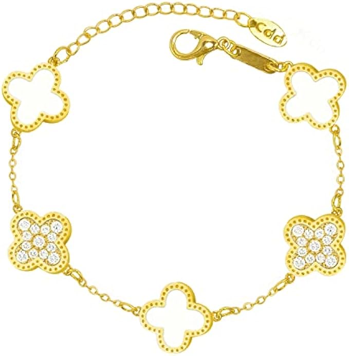 Luxury four-leaf clover bracelet for women birthday Valentine Day gift for girls lover gift jewelry