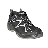 Mascot Schuhe Mascot Sicherheitshalbschuh, F0121-770-09880-1042, Unisex-Erwachsene Sicherheitsschuhe, Mehrfarbig (Schwarz/Silber), 42 EU (8 UK)
