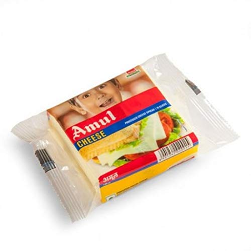 Image of Amul Cheese Slices, 100Gm. 5 Slice (Pack of 3)