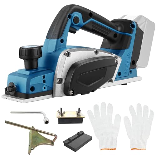 Akku Hobel Kompatibel mit Makita 18V Batterie, Professional...