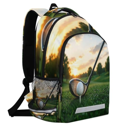AUUXVA Golf Ball Sport Grass Backpack