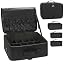 Black with 3 clear bags