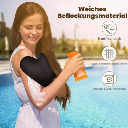 LOPHE Selbstbräuner Handschuh schwarz doppelseitig – Ansicht 5