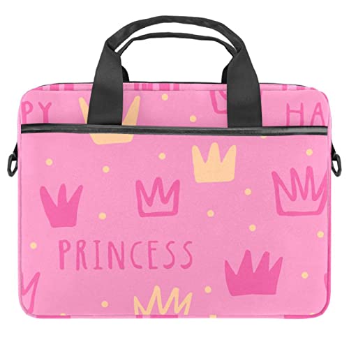 Sac à bandoulière pour ordinateur portable de l'université au bureau avec motif princesse