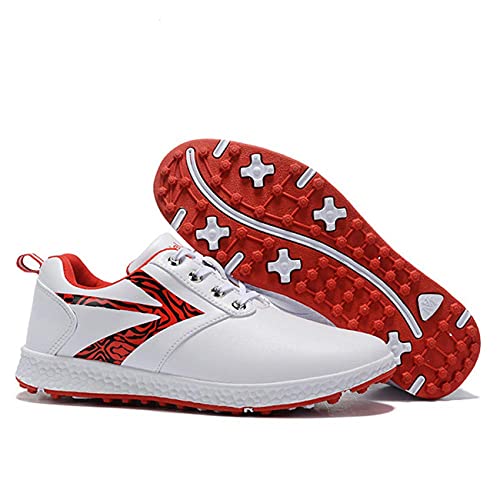 Women's Golf Shoes, Waterproof Golf Fitness Trainers Lightweight Anti-Skid Ladies Spikeless Golf Sneakers