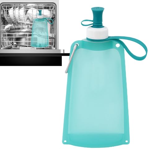 Botella portátil para correr, botella portátil de 550 ml, para senderismo, desplazamiento, viaje