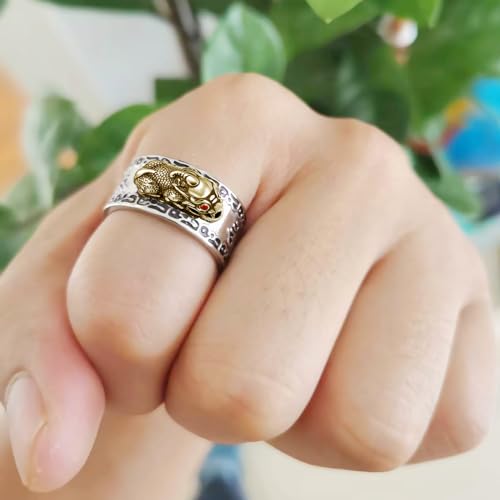 Image of Feng Shui PiXiu Mantra Ring - Lucky Wealth Jewelry