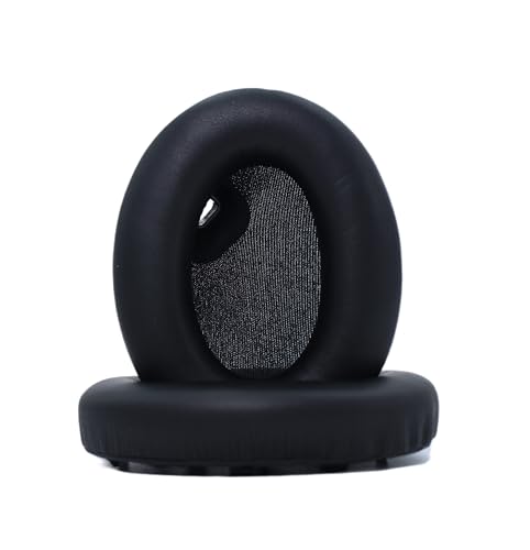 Almohadillas de repuesto de 1000 x M4 compatibles con auriculares inalámbricos Sony WH-1000XM4 con cancelación de ruido, piel de proteína suave y cómoda, esponja absorbente de sonido + 2 almohadillas
