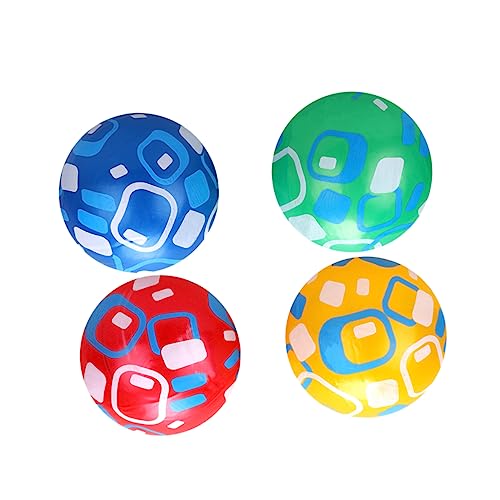 SUPVOX Pattern Inflatable Stretch Ball 22cm Boys and Girls Toy Ball Safe PVC Compact Storage