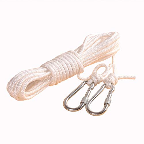 Preisvergleich Produktbild Seil Yuan- Geflochtenes Polyester, Verschleißfest Wetterbeständig Regendicht Durchmesser 8mm Universelle Seillänge 20m Zum Trocknen Von Kleiderbündeln