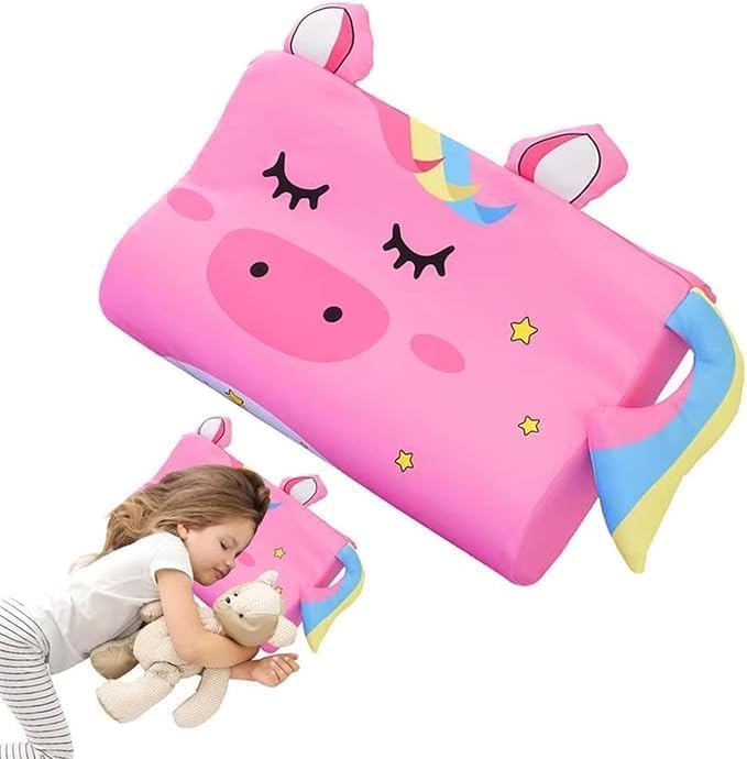 Original Slumberkiddies Calmly - The sensory pillow for better and healthier sleep (Vera the Unicorn)