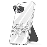 EZZILYY Phone Case Rhys Cover Quote TPU Accessories Protect Shockproof Compatible with iPhone 15 14 Pro Max 13 12 Mini 11 X Xs Xr 8 7 6 6s Plus Transparent