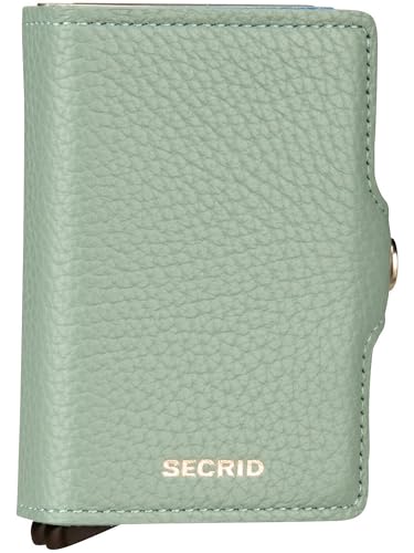 Dark Green Pebble Twinwallet by Secrid