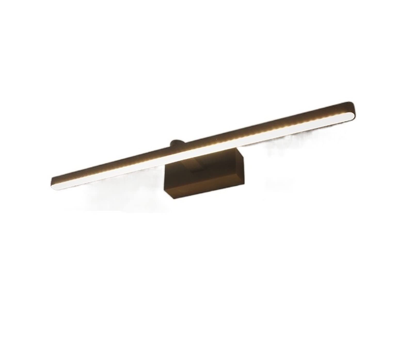 Industrial Indoor Led Wall Light Brązowy kolor Łazienka Light Wall Oprawa oświetleniowa do salonu Sypialnia(2700-3500K,3_10W(52CM))