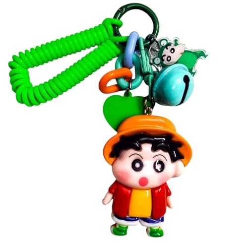 Cartoon Character Keychain for Bike, Car | Lucky Charm Gifting Wi...