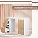 TATARTIST Manicure Table Nail Desk Portable Nail Station with 6 Drawers Storage Cabinet Beauty Salon Workstation for Nail Salon Home Office (White & Oak)