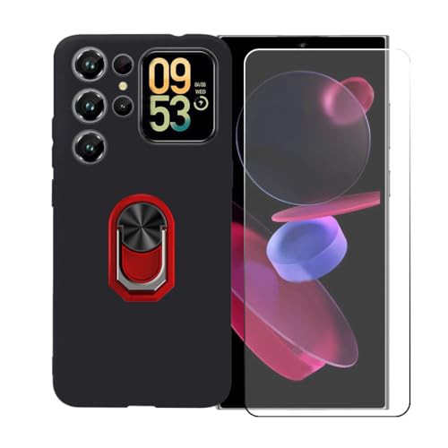 CongJiaLingXi P[X ̂߂ Oukitel C62 Pro (6.88") OT|[g+ KXXN[veN^[A_ȃVR[VFop[TPUیJo[,