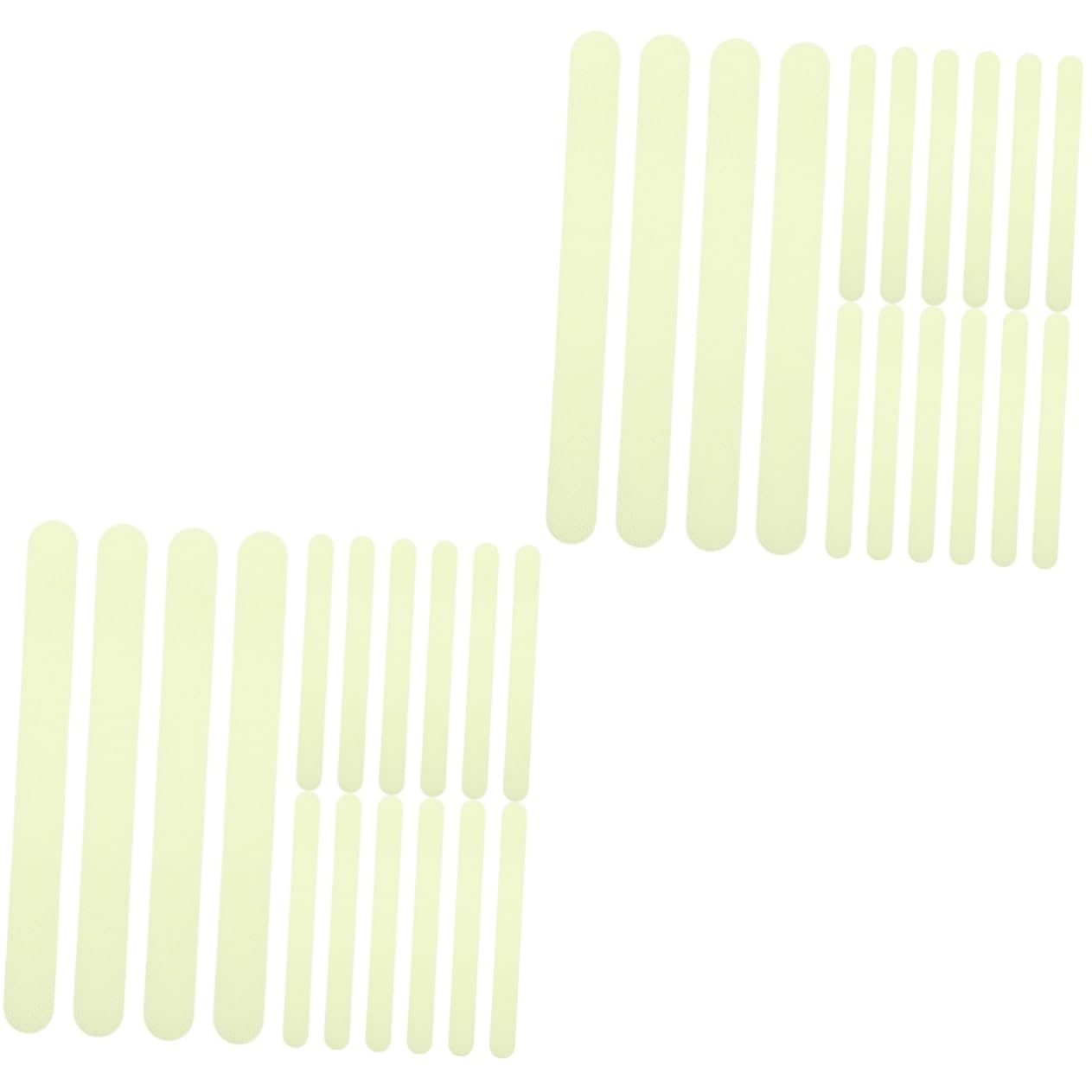 HOMSFOU 48piezas Pegatinas Antideslizantes Luminiscentes Para Escaleras y Baños Diseño Práctico y Autoadhesivo Para Suelos y Escaleras Seguridad La Noche