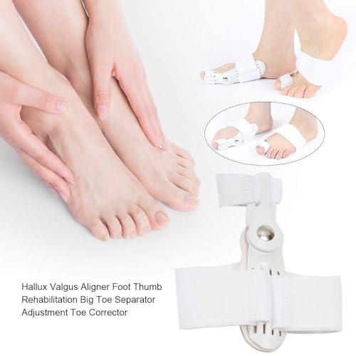 Image of Plastic Bunion Splint Pad,Toe Straightener Bunion Corrector Splint With Toe Fracture Support&Foot Support For Pain Relief Toe Separator Orthotics Thumb Corrector For Care For Women & Men