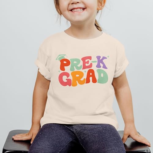 Pre-K Graduation Shirt: Toddler Girls Boys Last Day of School T-Shirt Kids 2025 Preschool Graduation Gift Tops4