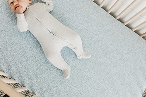 Image of Copper Pearl Premium Knit Baby Crib Sheets for Standard Mattresses, Breathable and Soft, Lennon