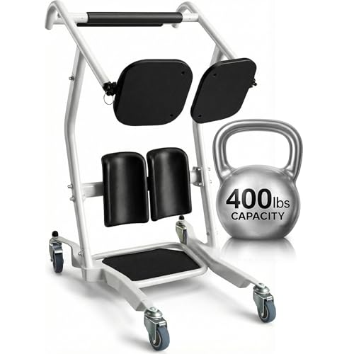 Vive Mobility Sit to Stand Patient Lift for Handicapped - Stand Assist Lift Aid for Home Care Use - Elderly Lift Assist Transfer Device - Transport Chair Stand Assist for Seniors, Adults & Disabled