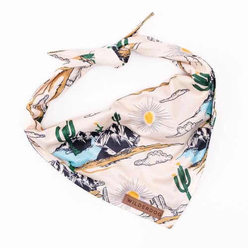 Wilderdog Dog Bandana with Lightweight Quick Drying Poly-Blend Me...
