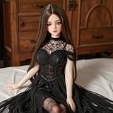 27inch Female Seamless Action Figure All Silicone, 68cm Flexible Female Figure, Suitable for Cosplay/Photography/Art TPE Bodies and PVC Heads, Including Extra Wigs Non-Picture Hair and Clothes