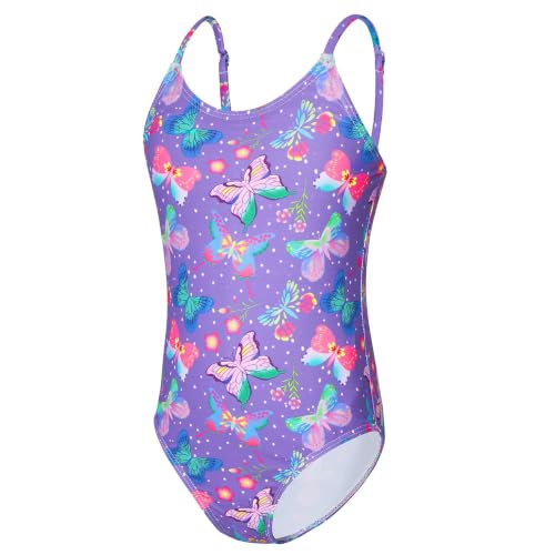 Image of Zando Girls Bathing Suit Size 2-10 Years - Cute Toddler Swimsuit Girl Adjustable One Piece Swimwear for Summer Beach Wear