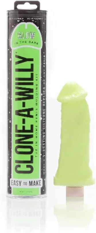 CLONE-A-WILLY - Silicone Penis Casting Kit for Glow In The Dark Dildo (Green)