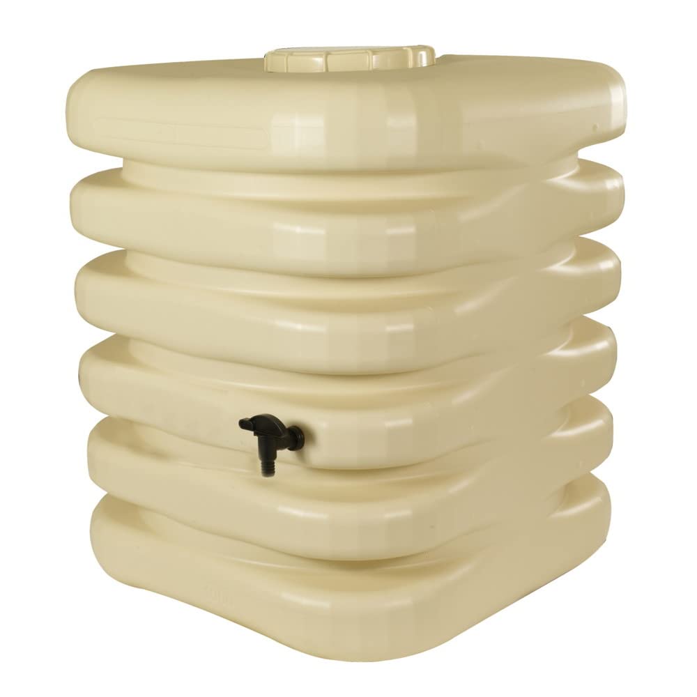 Belli 0242 1 Récupérateur à Eau Cubique 1000 L Beige 100 x 120 cm
