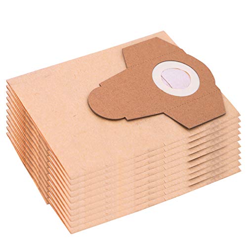 KEEPOW 10 Stück Schmutzfangsack 20 L Passend für Einhell Nass-Trockensauger, Neue Packung