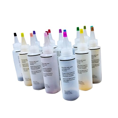 HAWILLOSCH 18 Color Tie Dye Paint Set for DIY Safe Fabric Dye for Boys and Girls and Adults