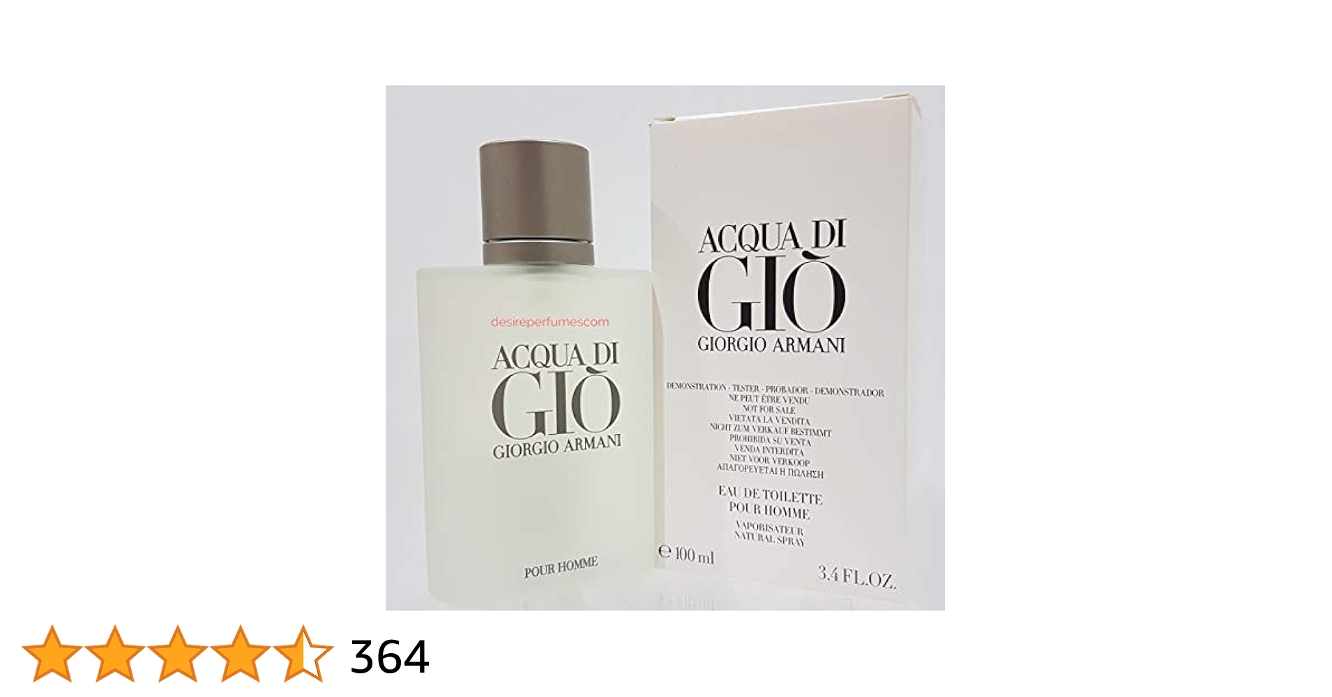 Acqua de Gio [TESTER] Eau de Toilette spray Cologne for Men