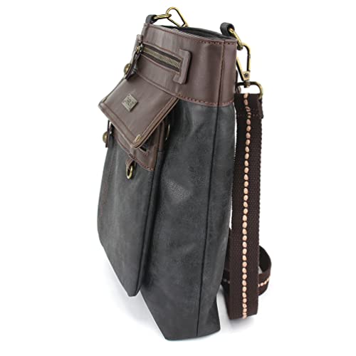 CHALA GEMINI Crossbody Canvas Gift Messenger Bag Black4