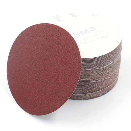 4 Inch 100mm Velcro Sanding Pad 25pcs 800grit | Hook & Loop Sanding Discs for Rust Removal, Metal Polishing, Woodworking | Compatible with Orbital Sander, Grinder, Rotary Tools
