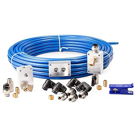 Rapidair 90500 1/2" x 100' Air-Compressor Accessories Master Kit, 17.5" x 17.3" x 4.2"