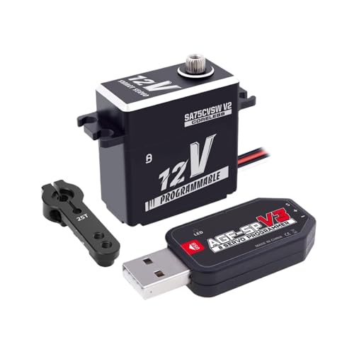 Servo étanche 45KG SA75CVSW programmable en mode treuil 3